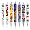 Stylo à bille à thème musical (7 pièces) pour les étudiants à la rentrée scolaire, stylo à bille BOLIGRAFOS