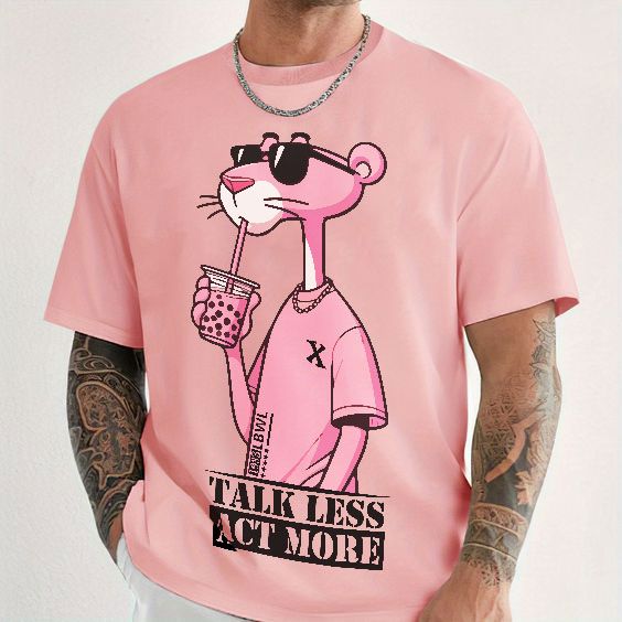 Talk Less, Act More T-Shirt Design CAMISETA VINILO TEXTIL ADULTO